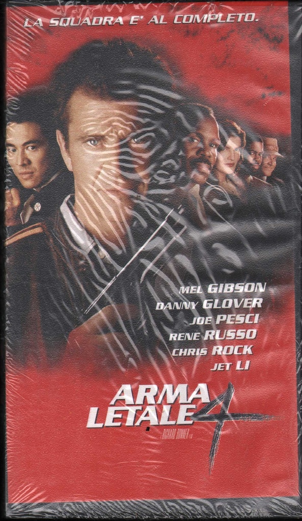 Arma Letale 4 VHS Richard Donner Univideo - PIV16075 Sigillato