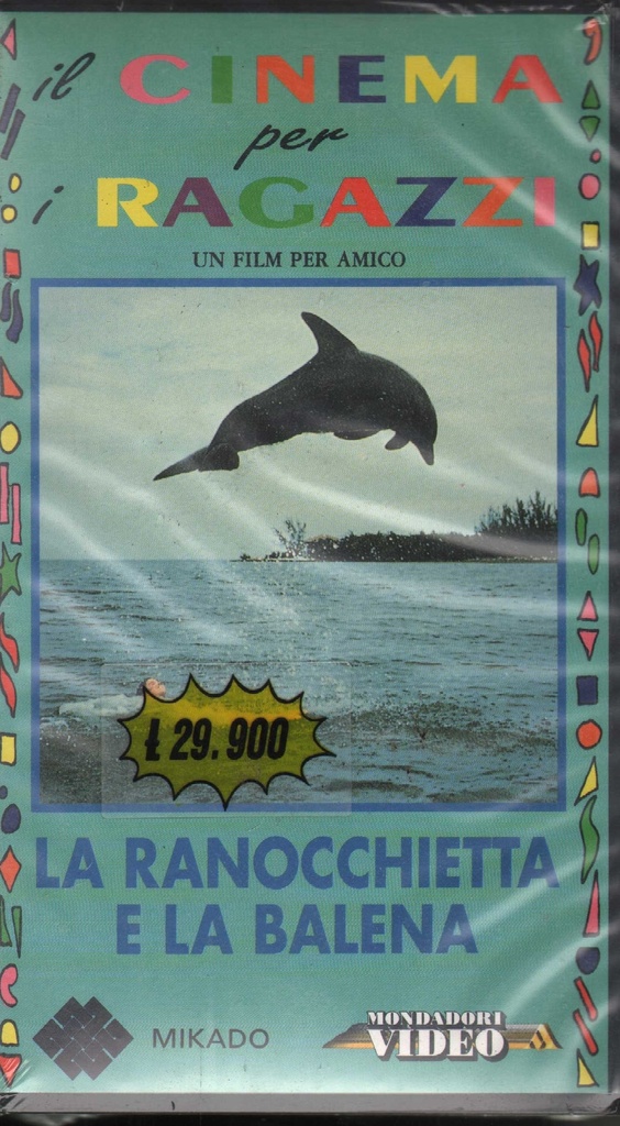 La Ranocchietta E La Balena VHS Jean Claude Lord Univideo - MVEC03226 Sigillato