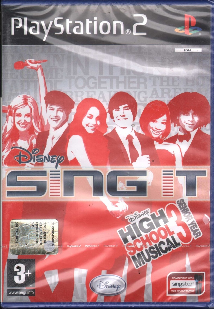[8717418185251] Disney SIng It! High School Musical Playstation 2 PS2 Sigillato 8717418185251
