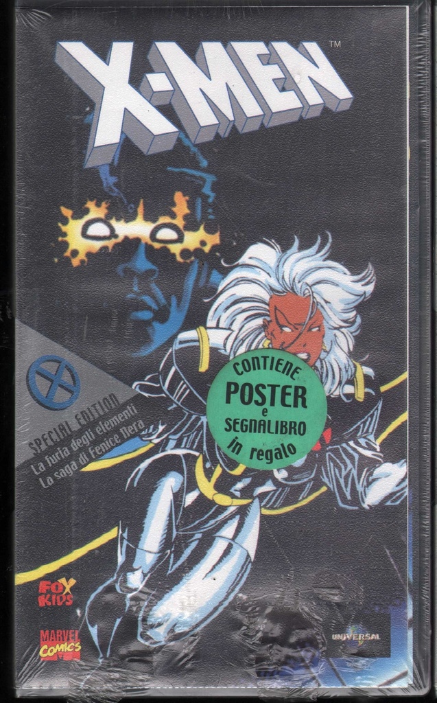 X Men: La Furia Degli Elementi, La Saga Di Fenice Nera VHS Univideo - 0799483 Sigillato