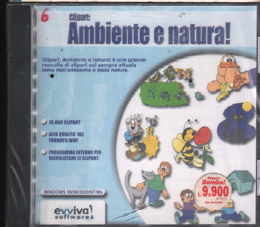 [8015126260698] Clipart: Ambiente E Natura CD ROM Evviva Software - CD6069 Sigillato