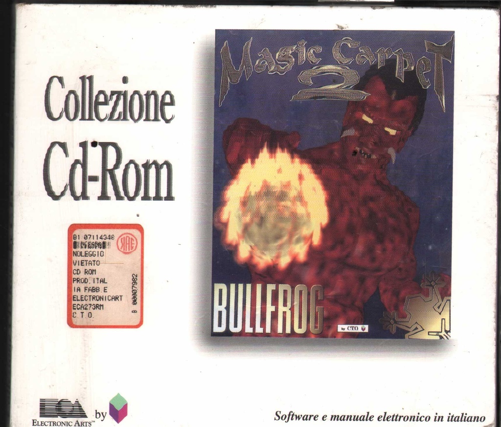 [8015887001837] Magic Carpet 2 - Bullfrog CD ROM Eletronic Arts - 8015887001837 Nuovo