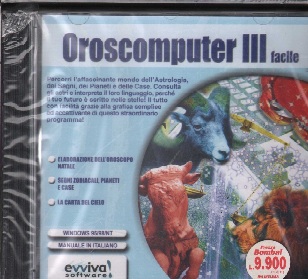 [8015126160806] Oroscomputer III Facile CD ROM Evviva Software - CD6080 Sigillato