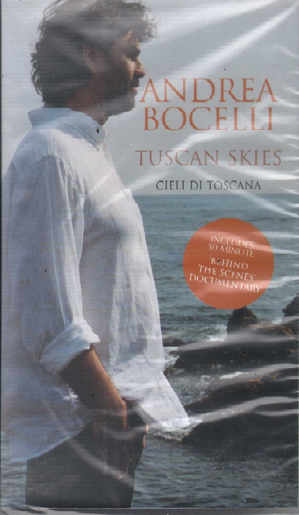 [0731458924432] Andrea Bocelli VHS Tuscan Skies Sugar – 5892443 Sigillato