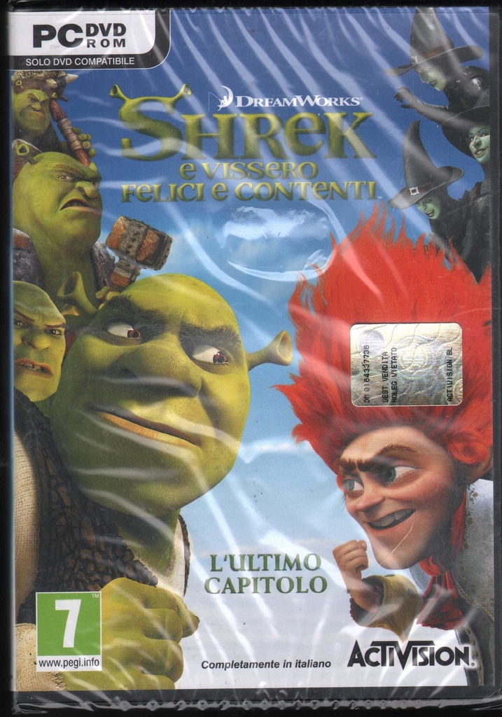 [5030917081873] Shrek 4 - E Vissero Felici E Contenti CD ROM Activision - 5030917081873 Sigillato