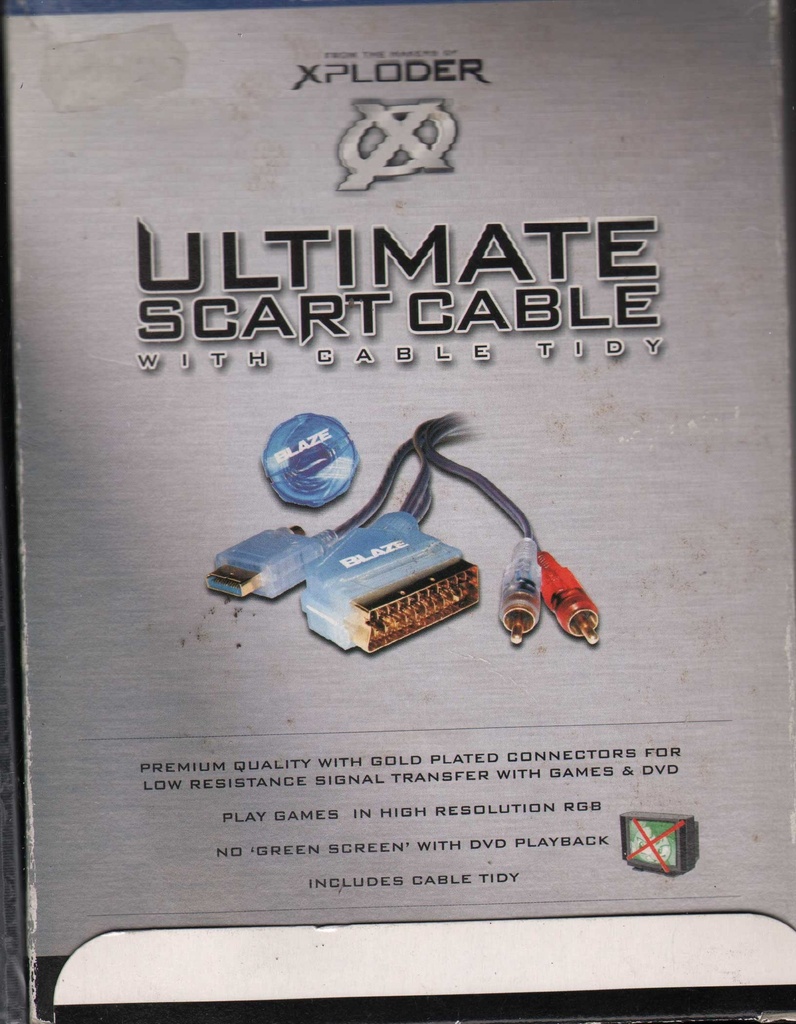[0709458013449] Scart-Cable Ultimate Sony PlayStation 2 CD ROM Nuovo