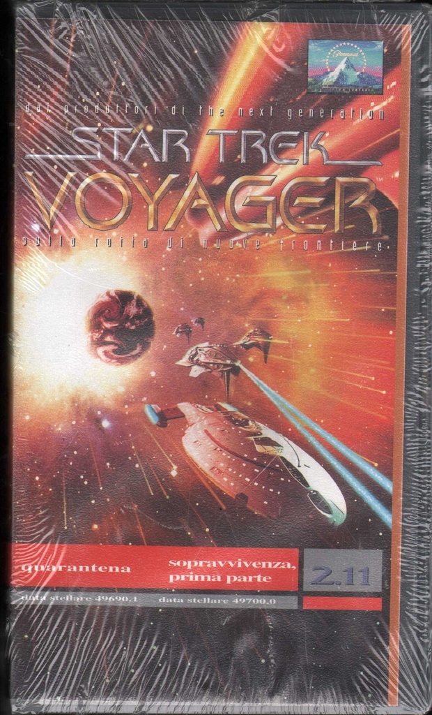 Star Trek Voyager 2.11 VHS Rick Berman Univideo - PVS70810 Sigillato