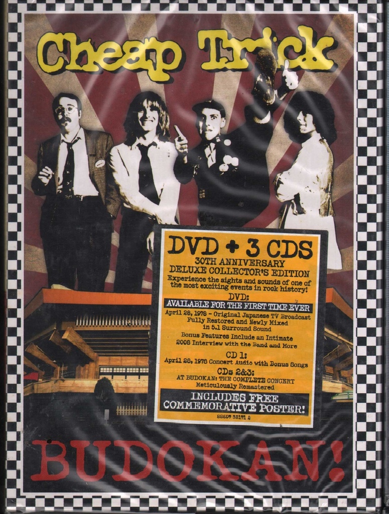Cheap Trick DVD CD Budokan Sony Music – 88697381712 Sigillato