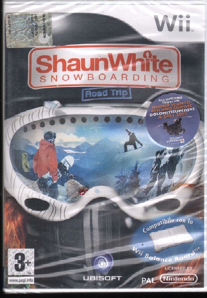 [3307211605152] Shaun White Snowboarding Road Trip Gioco Nintendo Wii Sigillato