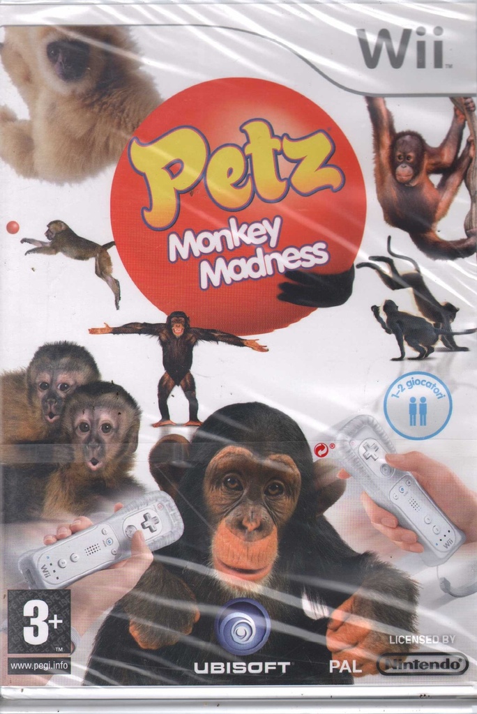 [3307211607750] Petz, Monkey Madness - Gioco Nintendo Wii Sigillato