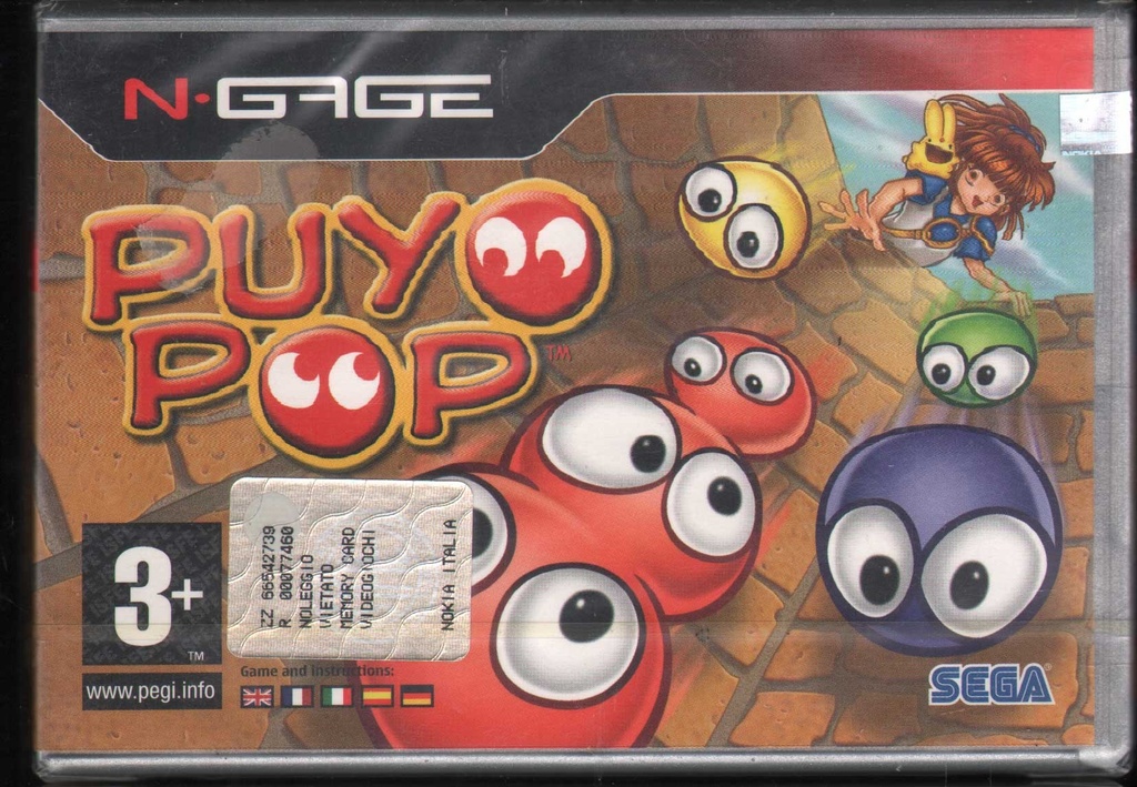 [6417182267932] Puyo Pop - Gioco Nokia N-Gage Sigillato