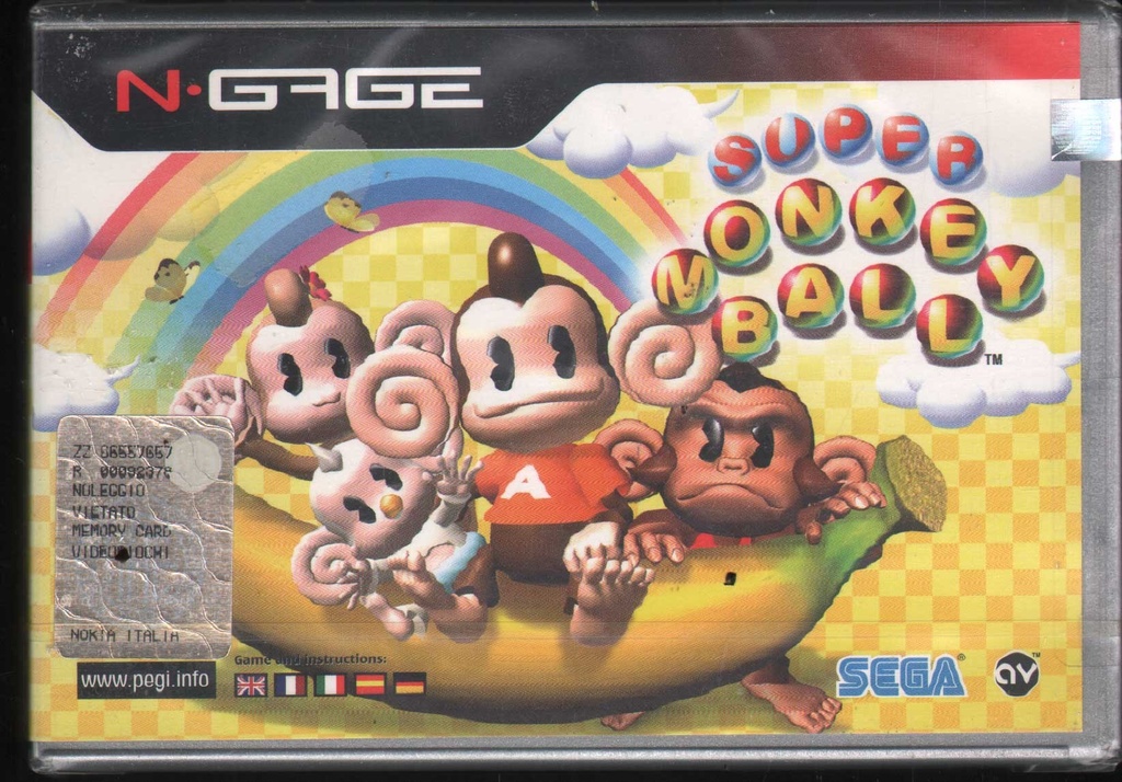 [6417182267680] Super Monkey Ball - Gioco Nokia N-Gage Sigillato