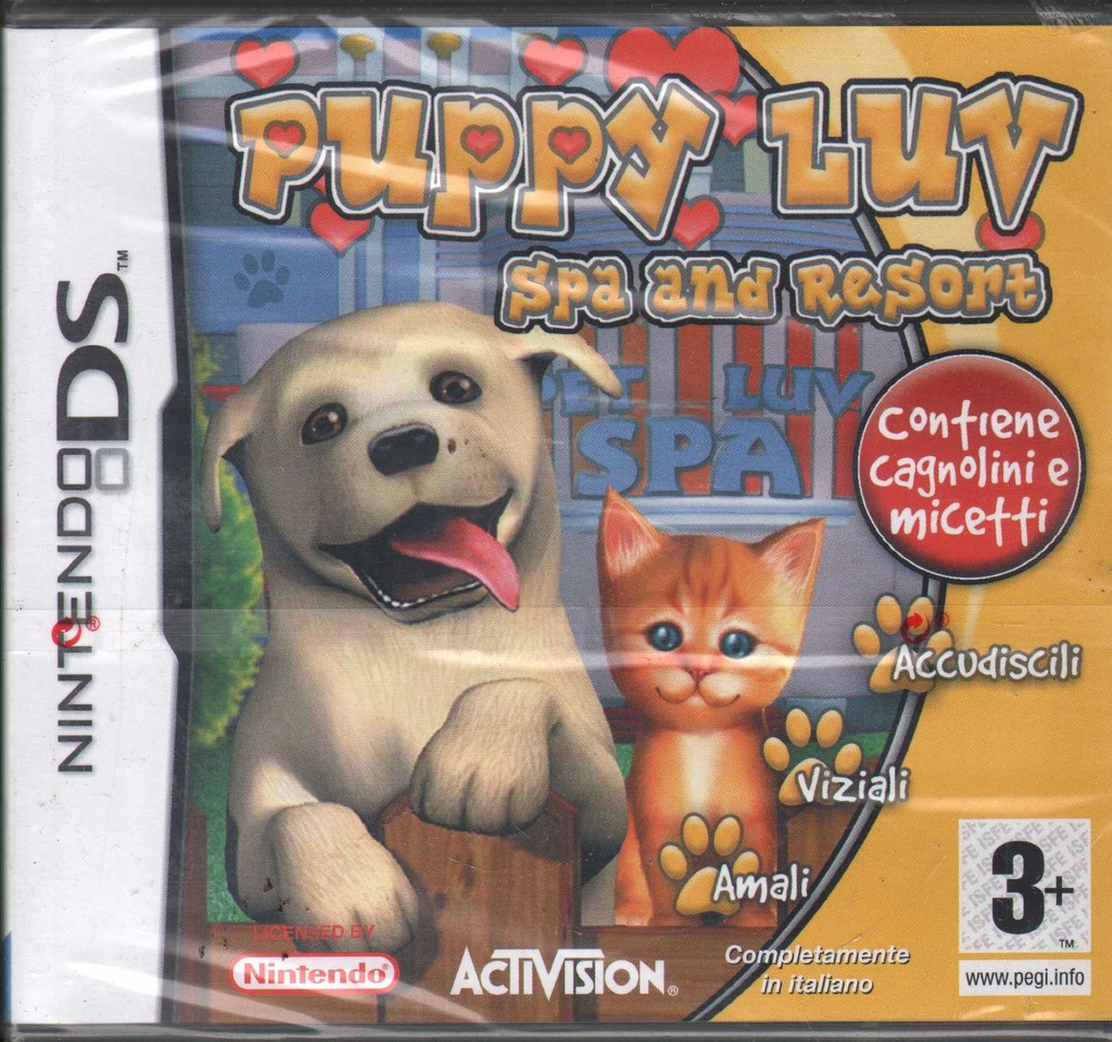 [5030917050466] Puppy Luv Spa E Resort Tycoon Videogioco Nintendo Ds Nds Sigillato