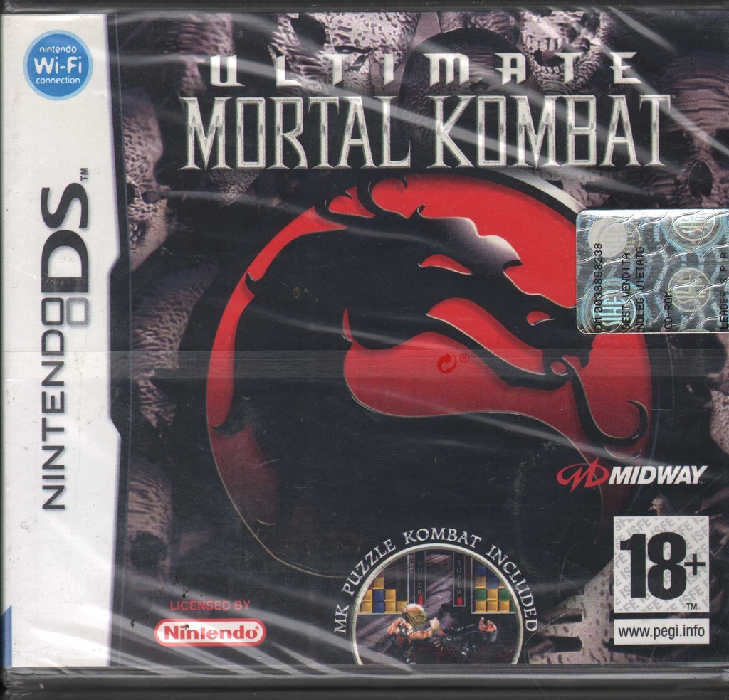 [5037930140327] Ultimate Mortal Kombat Videogioco Nintendo Ds Nds Sigillato