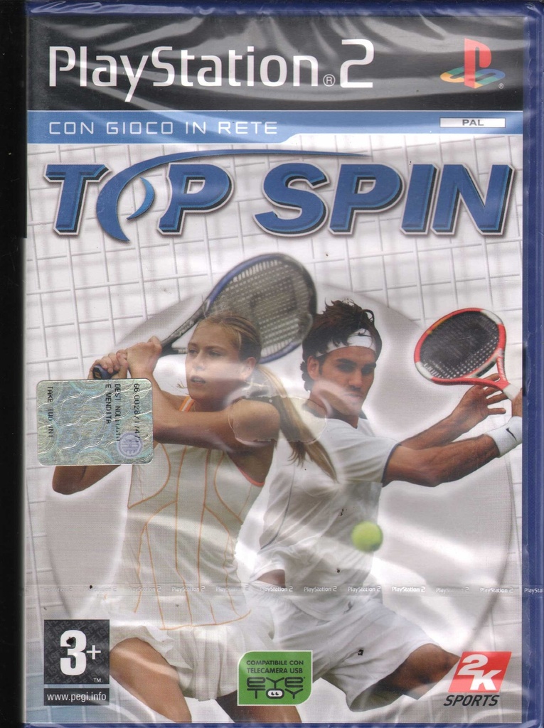[5026555304078] Top Spin Playstation 2 PS2 Sigillato 5026555304078