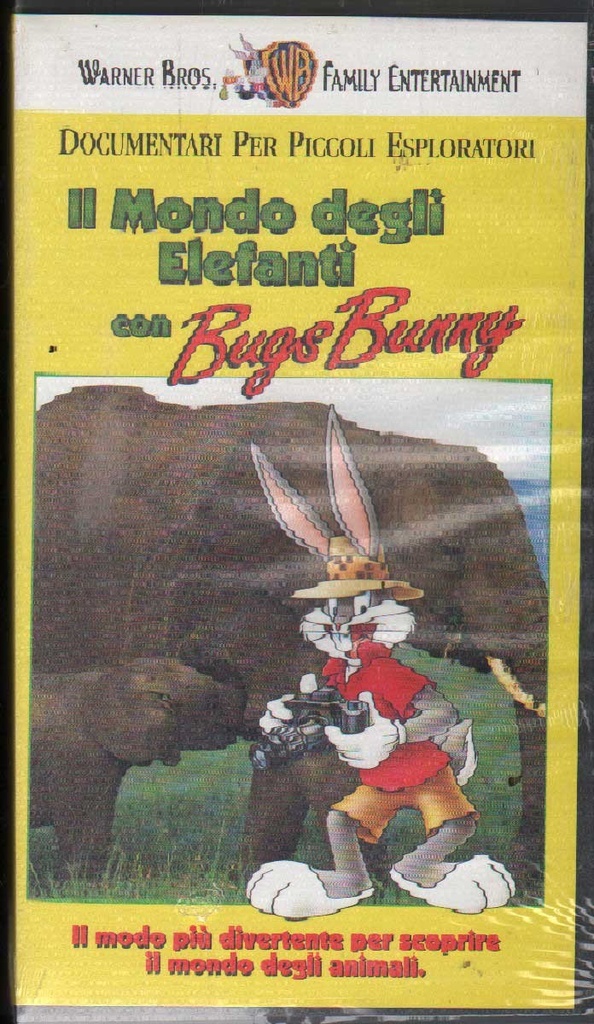 [8010002818536] Il Mondo Degli Elefanti Con Bugs Bunny VHS Univideo - 28185 Sigillato