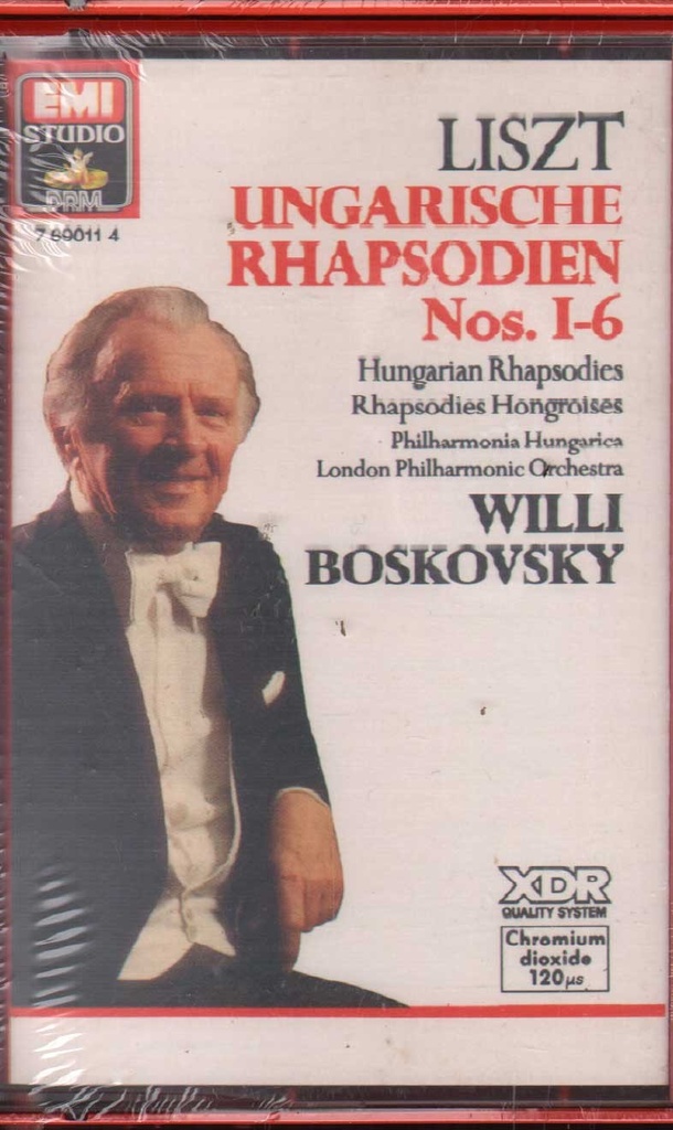 [0077776901145] Hungarian Rhapsodies Nos. 1- 6 MC7 Musicassetta Franz Liszt