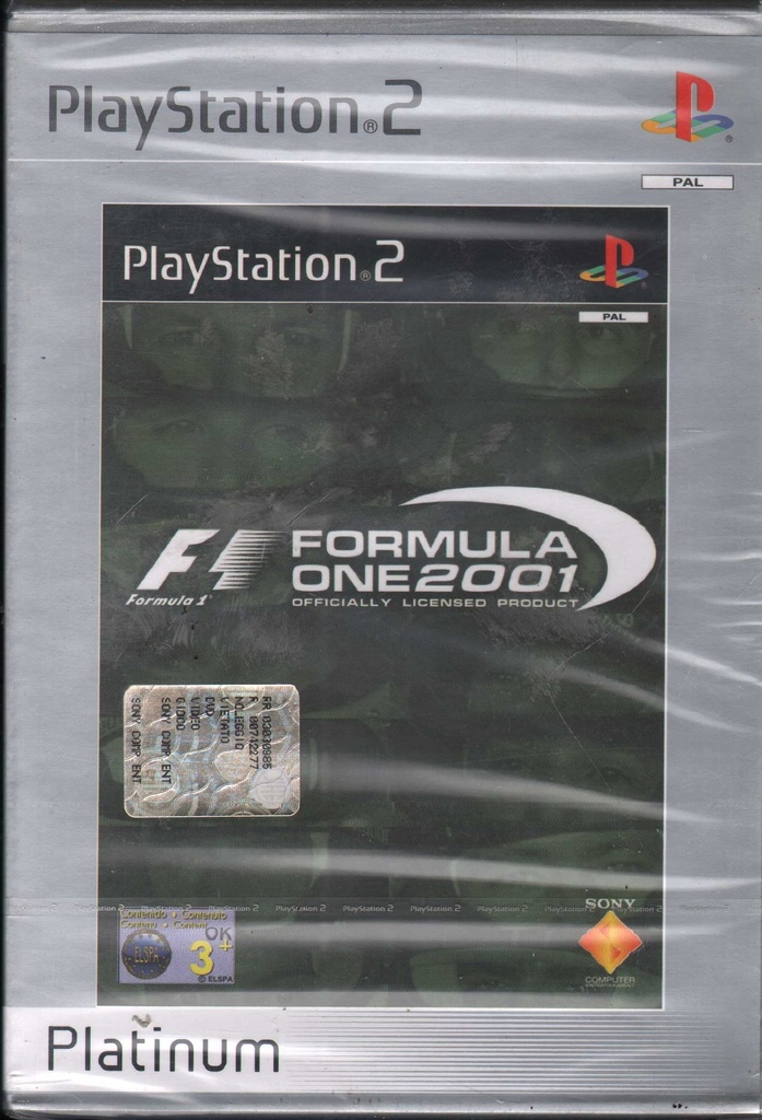 [0711719349921] Formula One 2001 Platinum Playstation 2 PS2 Sigillato 0711719349921