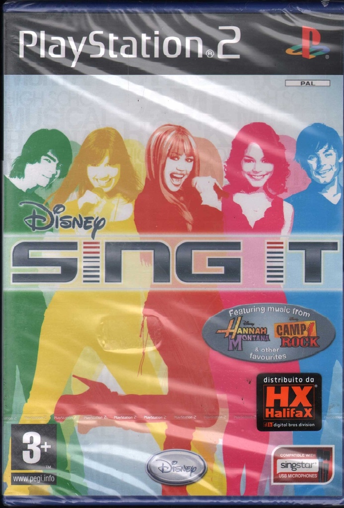 [8717418180829] Disney Sing It Camp Rock Playstation 2 PS2 Sigillato 8717418180829