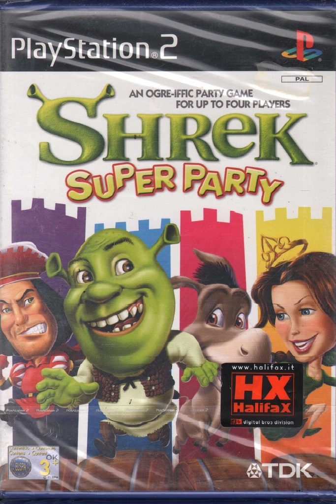 [5450270007424] Shrek Super Party Playstation 2 PS2 Sigillato 5450270007424