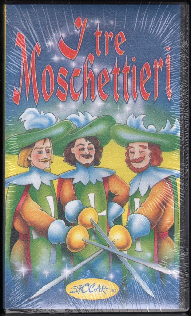 I Tre Moschettieri VHS Univideo - LEGDA21 Sigillato