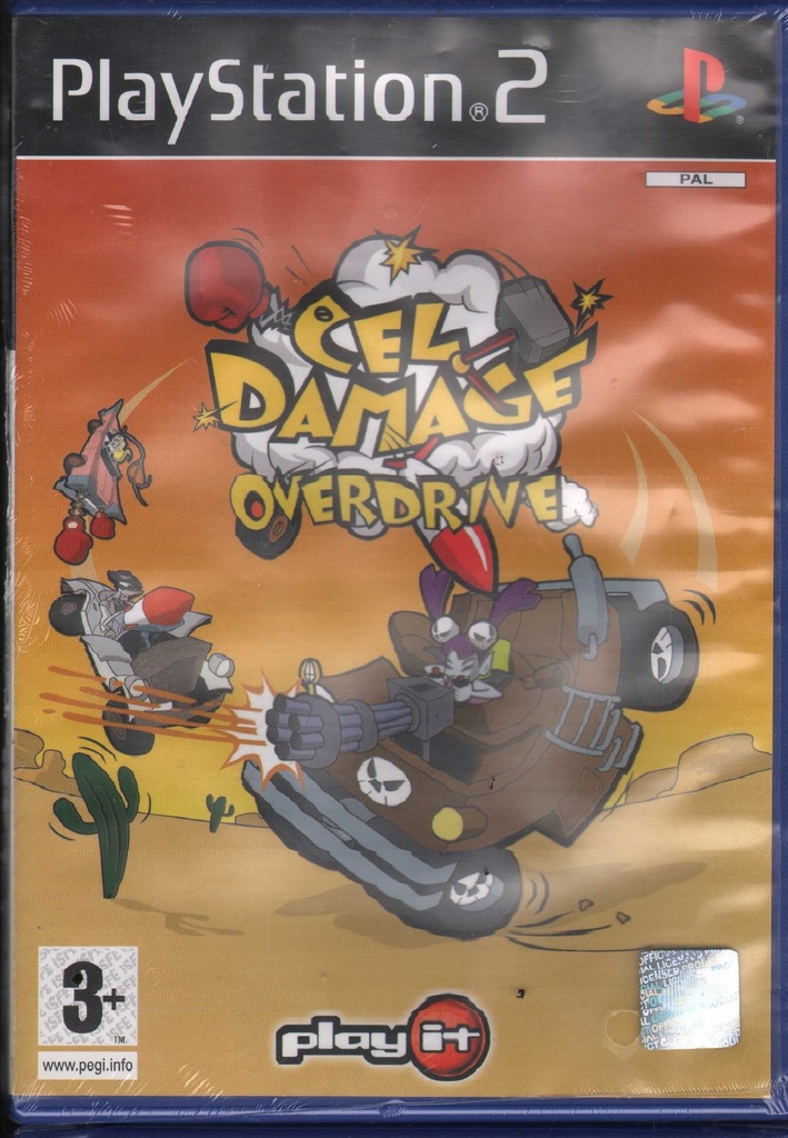 [5060057020272] Cel Damage Overdrive Playstation 2 PS2 Sigillato 5060057020272
