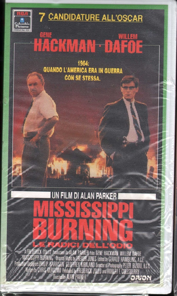 [5014756160128] Mississippi Burning - Le Radici Dell'Odio VHS Alan Parker Univideo - CVT21601 Sigillato