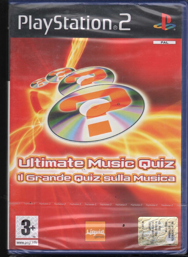 [5060015533769] Ultimate Music Quiz - Il Grande Quiz Playstation 2 PS2 Sigillato 5060015533769