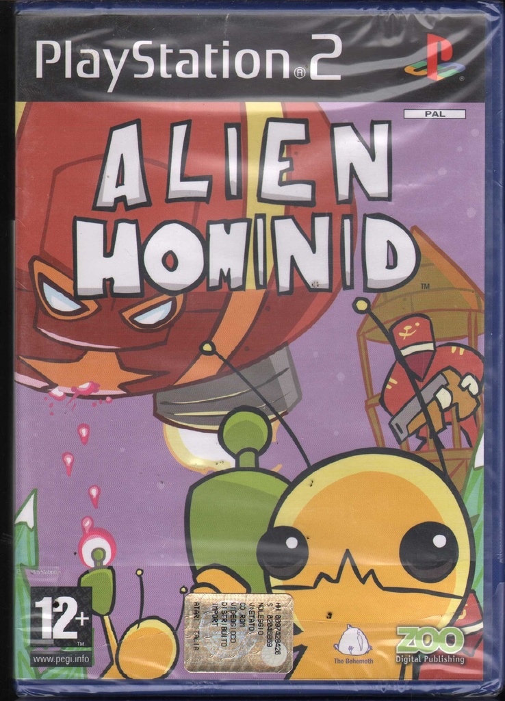 [5060034553526] Alien Hominid Playstation 2 PS2 Sigillato 5060034553526