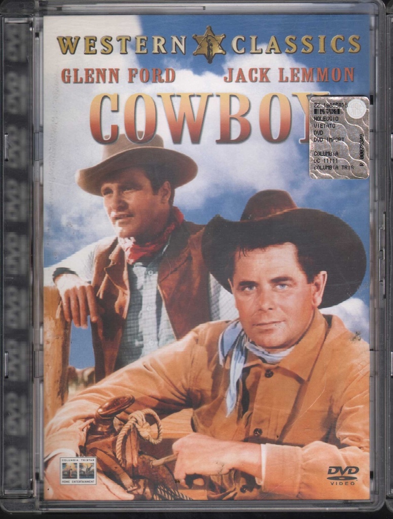 [8013123419200] Cowboy DVD Delmer Daves Sony Pictures - DC41920 Sigillato