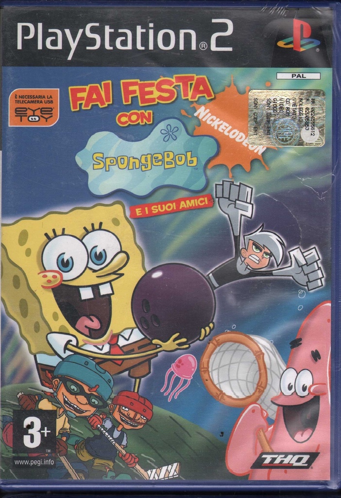 [4005209060424] Fai Festa Con Spongebob E I Suoi Amici Playstation 2 PS2 Sigillato 4005209060424