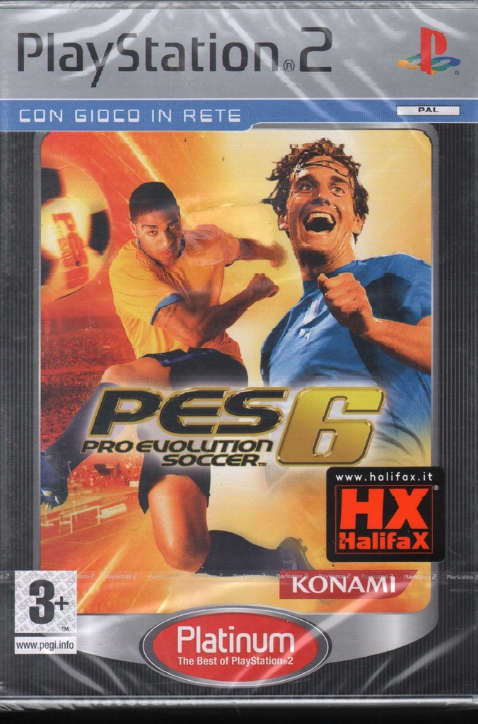 [4012927120842] PES - Pro Evolution Soccer 6 Playstation 2 PS2 Sigillato 4012927120842