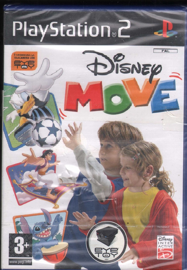[8023171004532] Disney Move Playstation 2 PS2 Sigillato 8023171004532