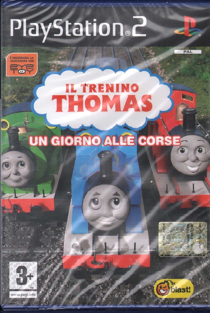 [5051272000613] Il Trenino Thomas: Un Giorno Alle Corse Playstation 2 PS2 Sigillato 5051272000613