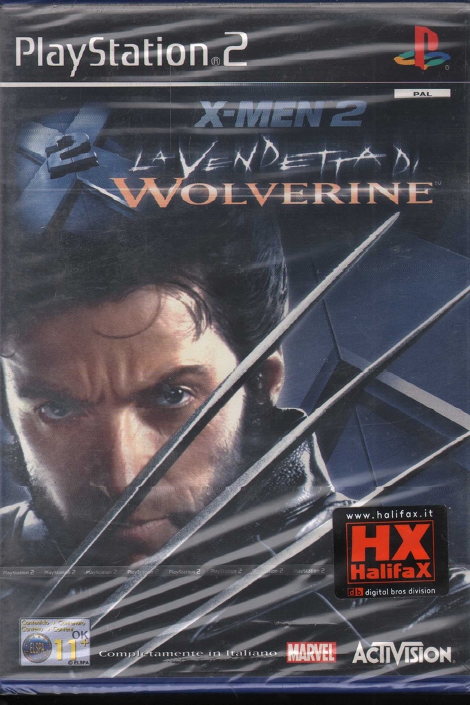 [5030917019838] X-Men 2: La Vendetta Di Wolverine Playstation 2 PS2 Sigillato 5030917019838