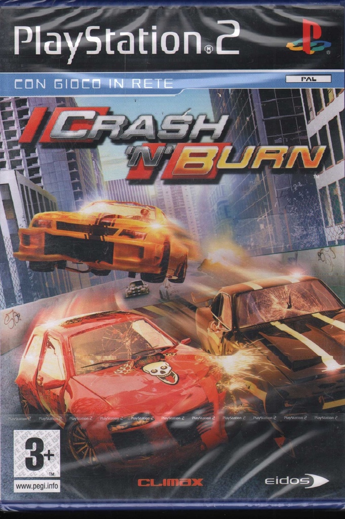 [5032921021418] Crash'N'Burn Playstation 2 PS2 Sigillato 5032921021418