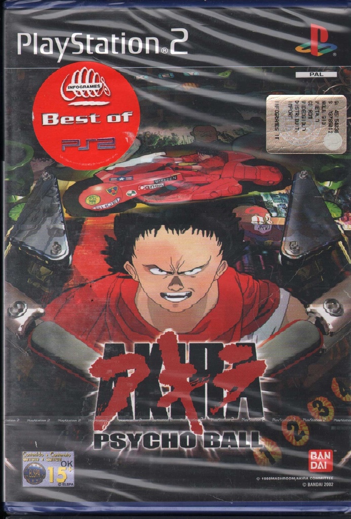 [3296580800308] Akira Psycho Ball Playstation 2 PS2 Sigillato 3296580800308