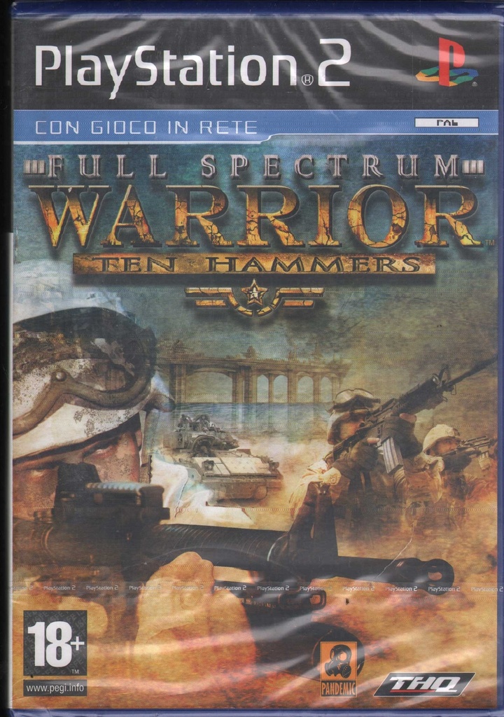 [4005209076784] Full Spectrum Warrior: Ten Hammers Playstation 2 PS2 Sigillato 4005209076784
