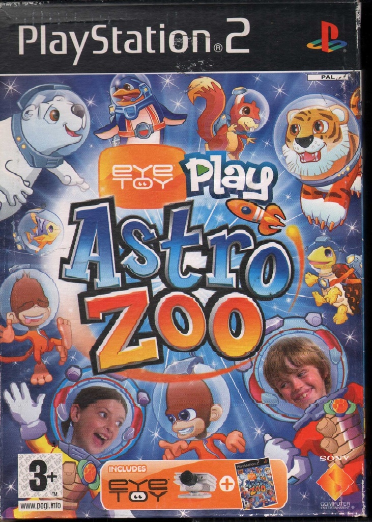 [711719983156] Astro Zoo Gioco + Telecamera Eye Toy Playstation 2 PS2 Sigillato 711719983156