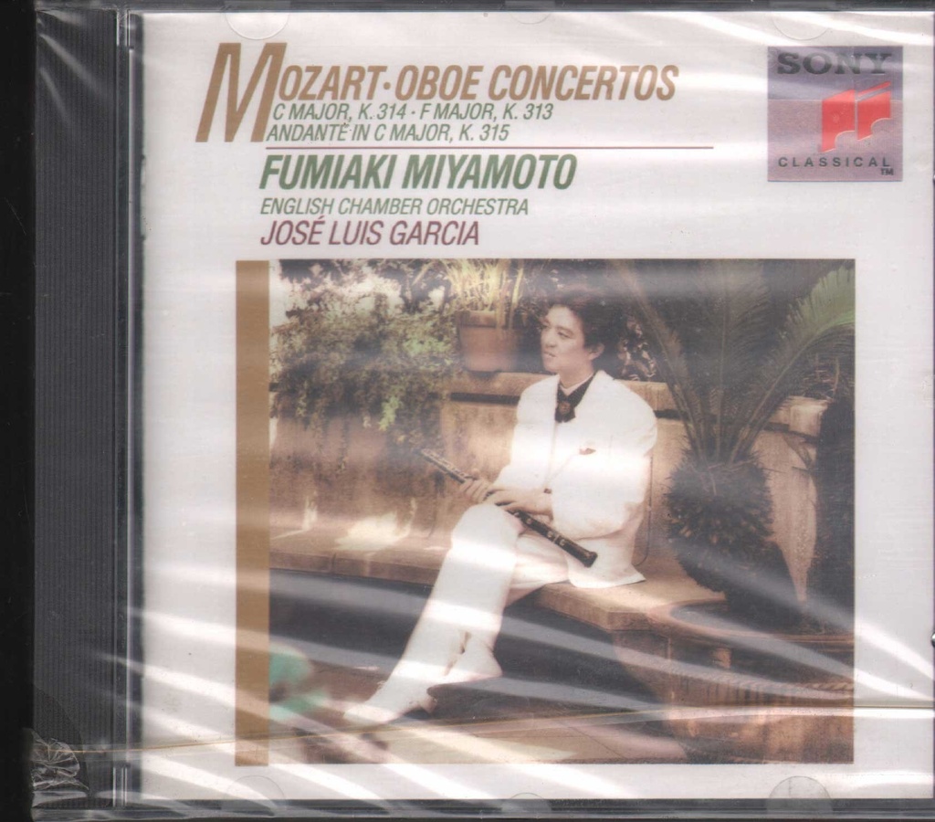 Mozart Oboe Concertos CD Jewel Box Fumiaki Miyamoto