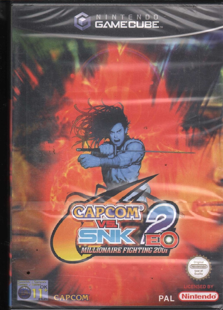 [5055060950128] Capcom Vs SNK 2 EO Millionaire Fighting 2001 Nintendo Gamecube Sigillato