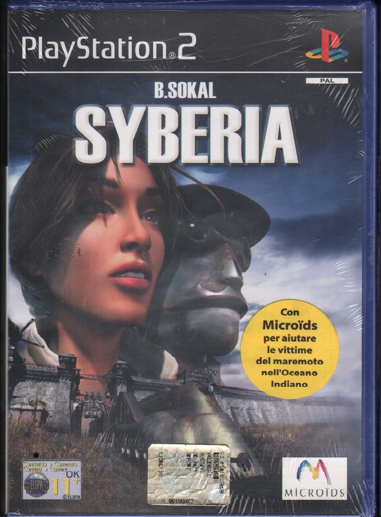 [3342185816470] Syberia Playstation 2 PS2 Sigillato 3342185816470