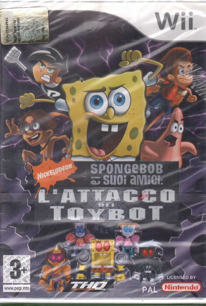 [4005209093699] Nicktoons: Attack Of The Toybots Nintendo Wii Sigillato