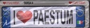I Love Paestum - Targa Idea Regalo Regalandia Sigillato 9807800004525