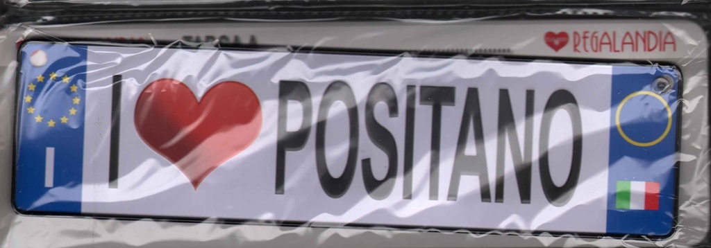 [9807800004549] I Love Positano - Targa Idea Regalo Regalandia Sigillato 9807800004549