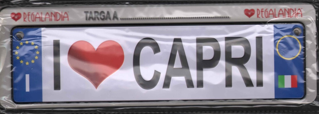 [9807800004297] I Love Carpi - Targa Idea Regalo Regalandia Sigillato 9807800004297