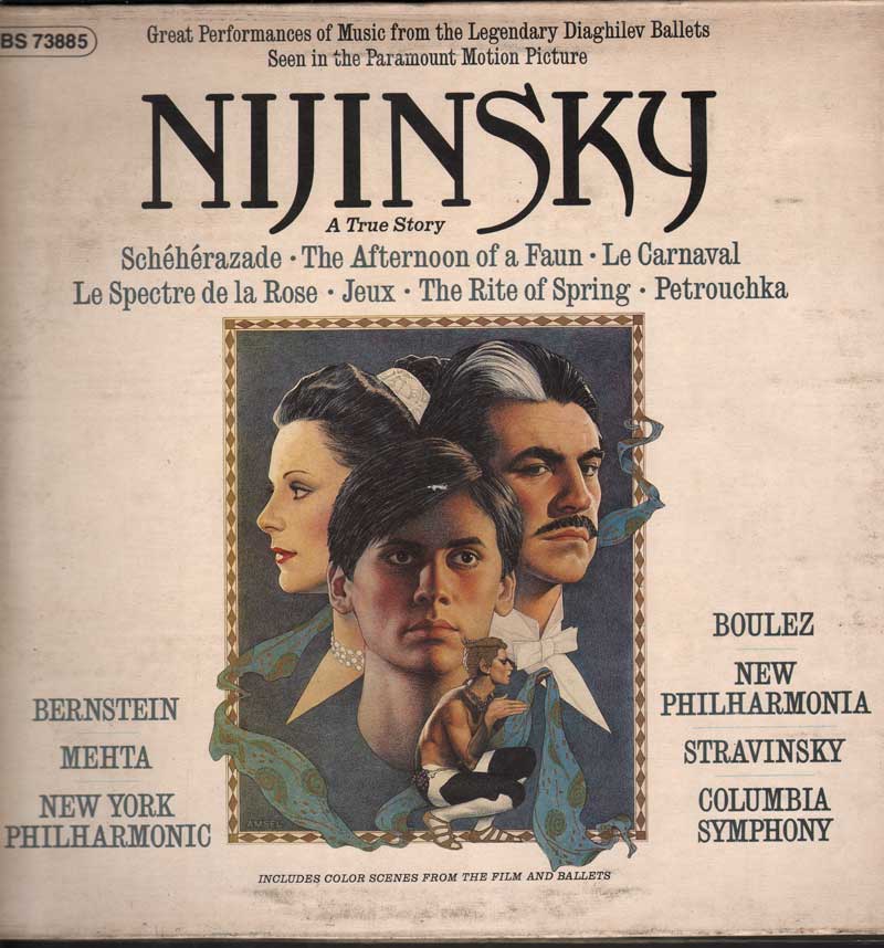 Nijinsky - A True Story - Motion Picture Soundtrack Lp 33 giri / Sleeve: Gatefold - Copertina: Apribile
