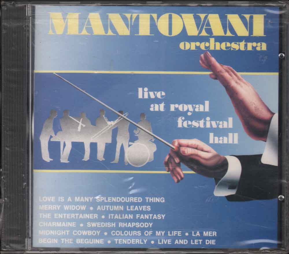 Live At Royal Festival Hall CD Jewel Box Mantovani Orchestra