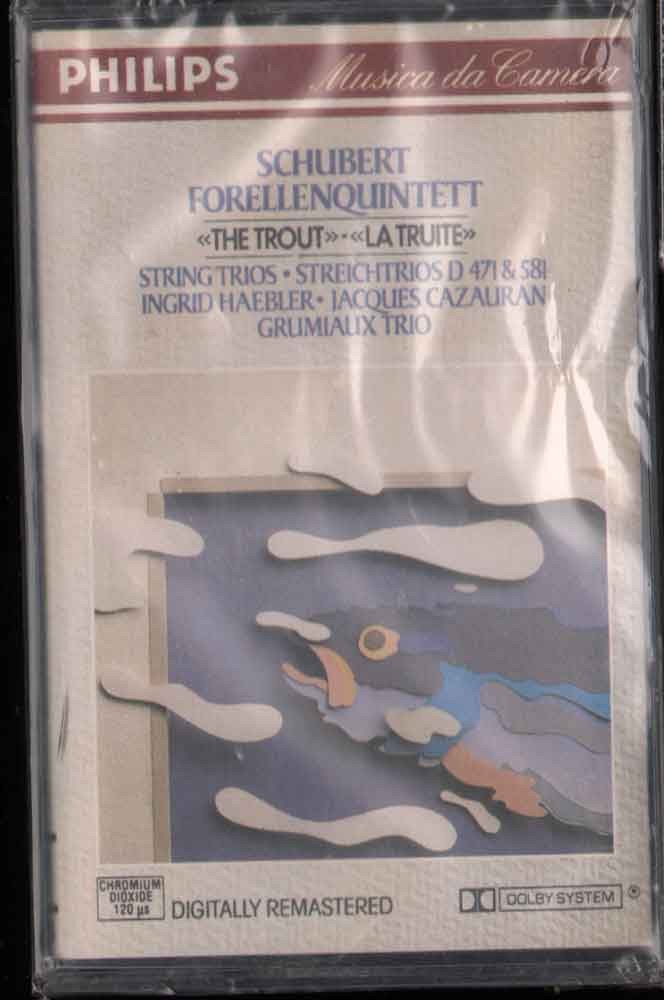 [0028942283848] Forellenquintett D417 & 581 MC7 Musicassetta Schubert