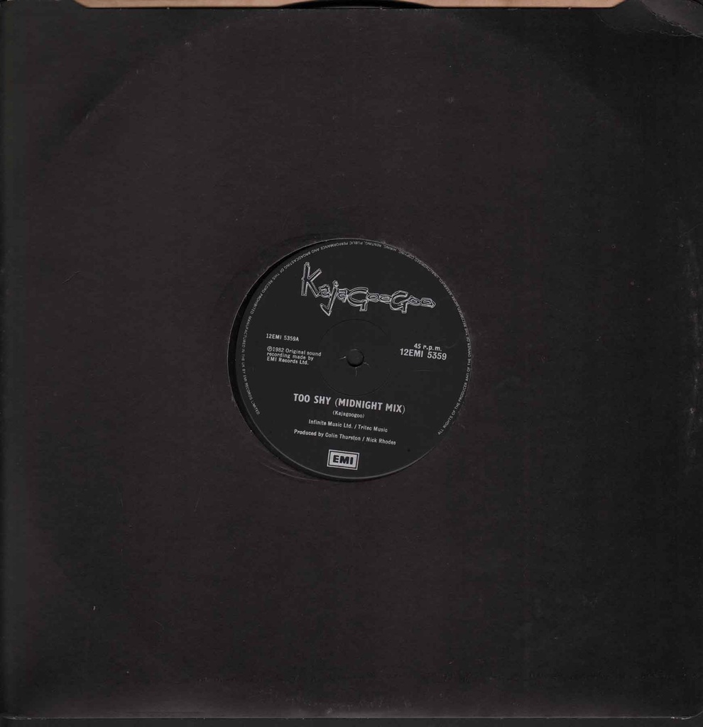 [5359] Too Shy (Midnight Mix) Vinile 12" Kajagoogoo